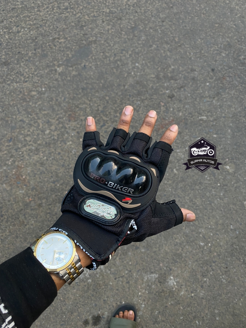 PRO-BIKER Half Finger Motorcycle Riding Gloves