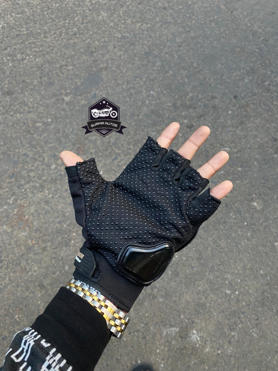 PRO-BIKER Half Finger Motorcycle Riding Gloves - Image 2