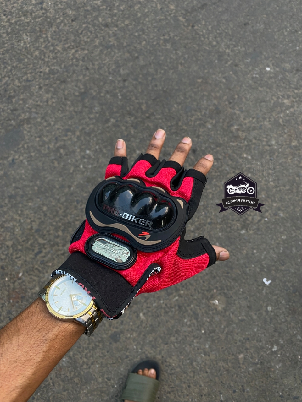 PRO-BIKER Half Finger Motorcycle Riding Gloves