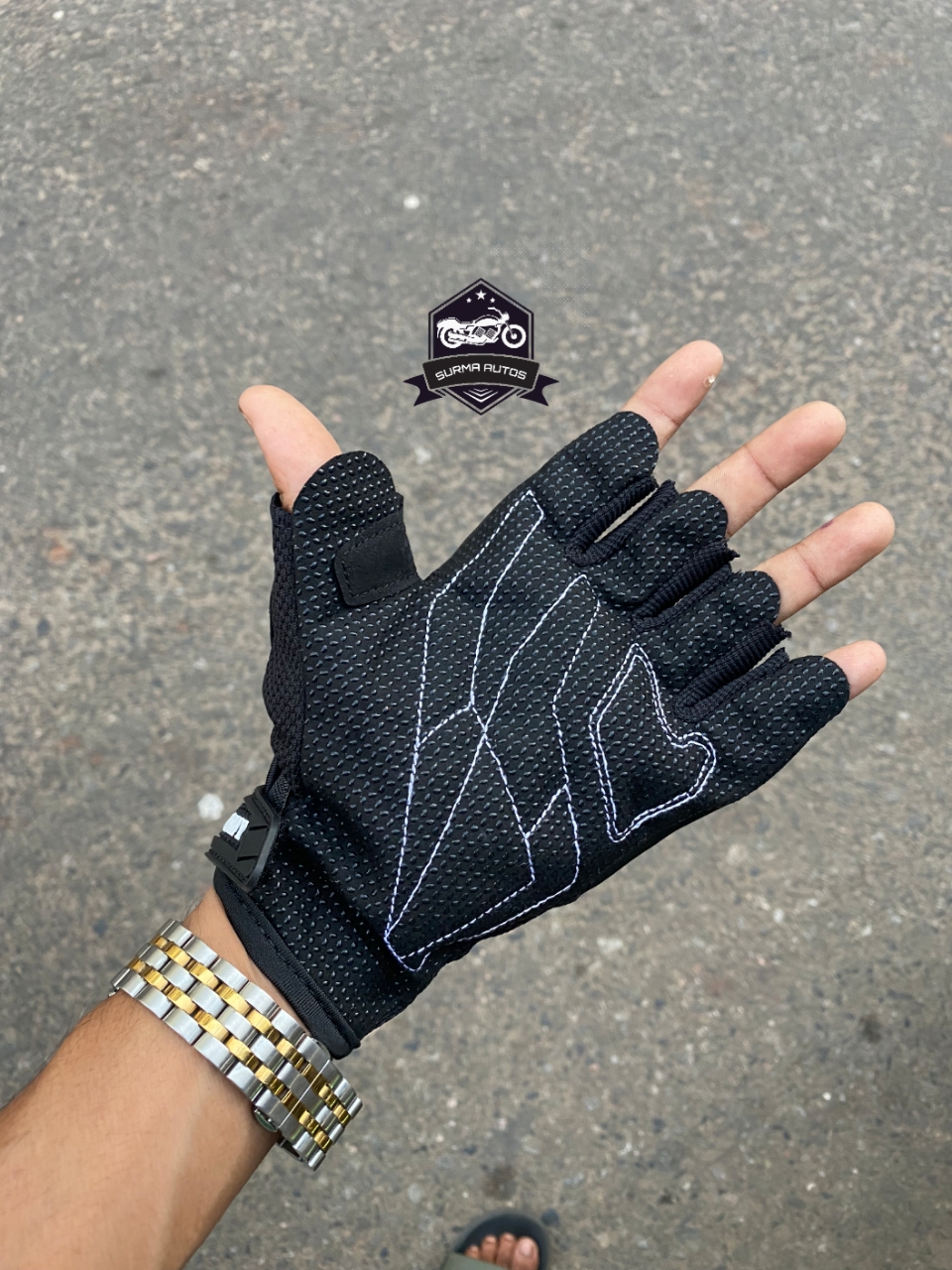SUOMY Half Finger Motorcycle Riding Gloves - Image 2