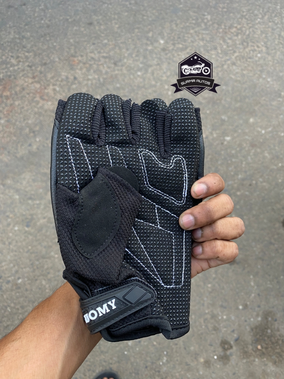 SUOMY Half Finger Motorcycle Riding Gloves - Image 8