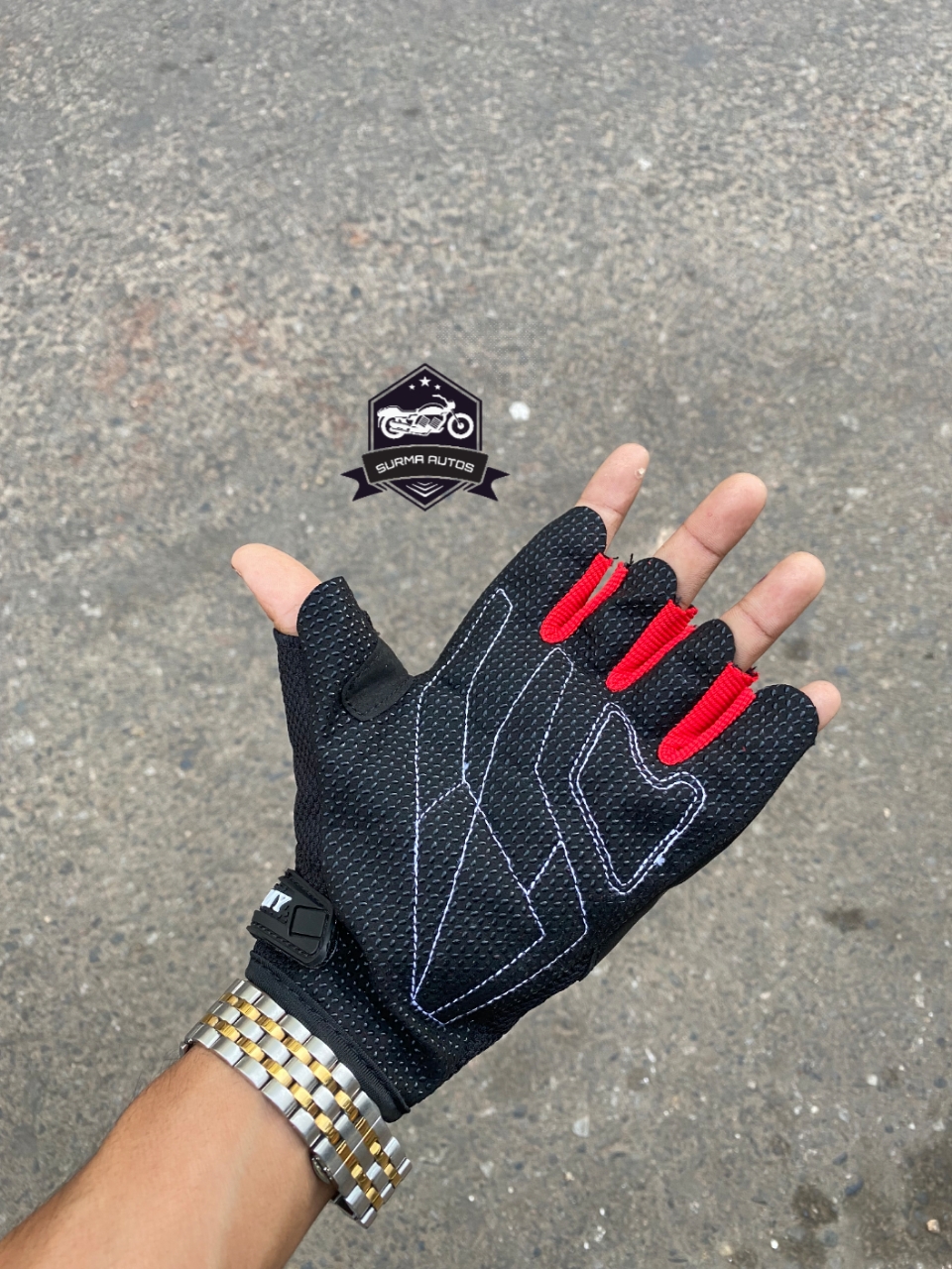 SUOMY Half Finger Motorcycle Riding Gloves - Image 2
