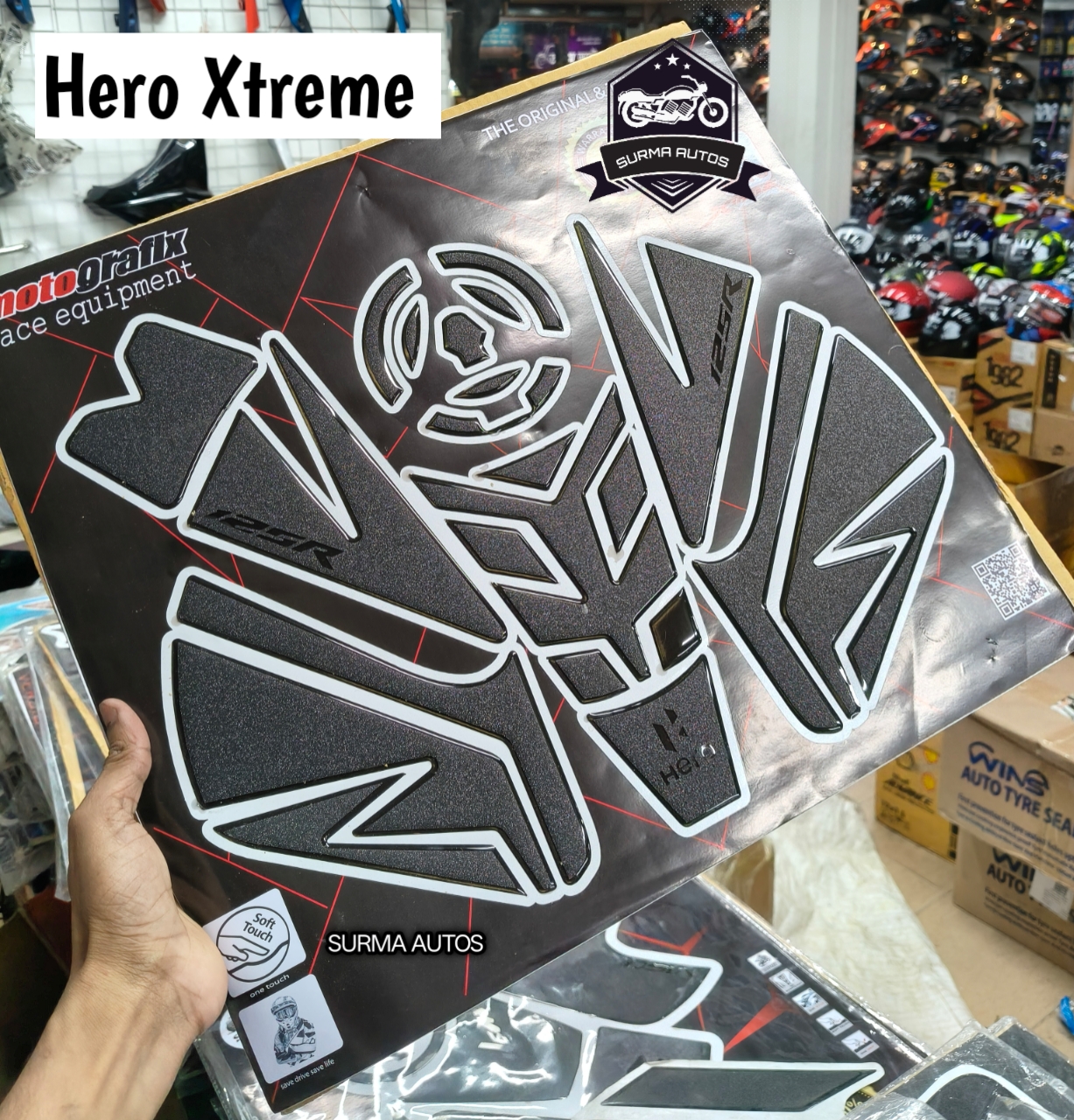 Hero Xtreme Full Tank Pad Sticker – Premium Tank Protection Decal