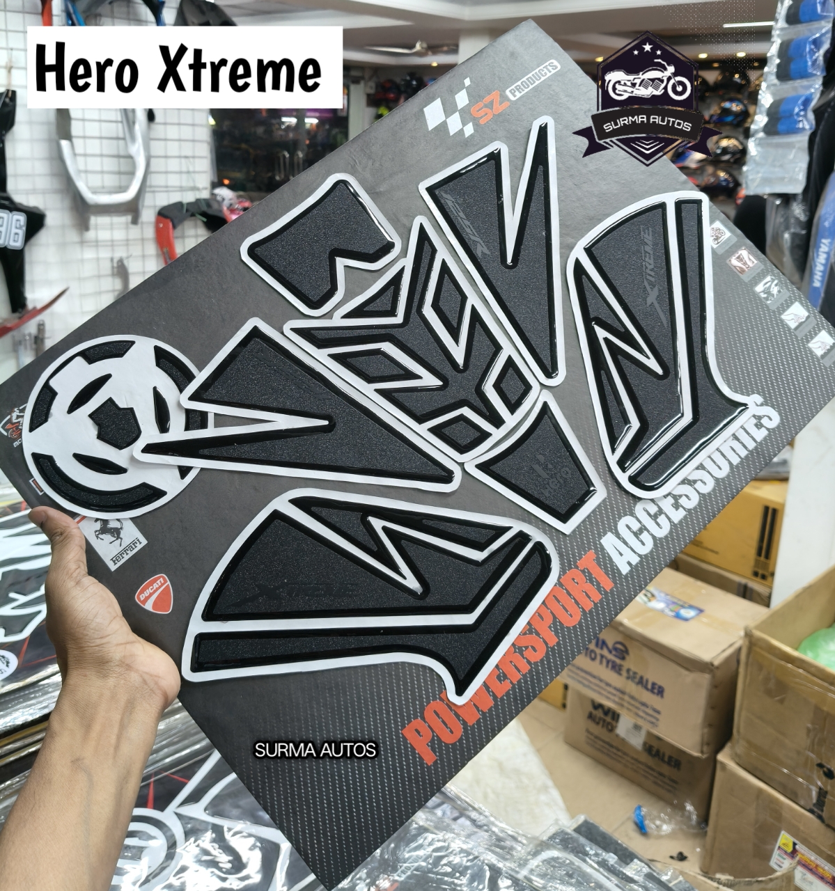 Hero Xtreme Full Tank Pad Sticker – Premium Tank Protection Decal - Image 3