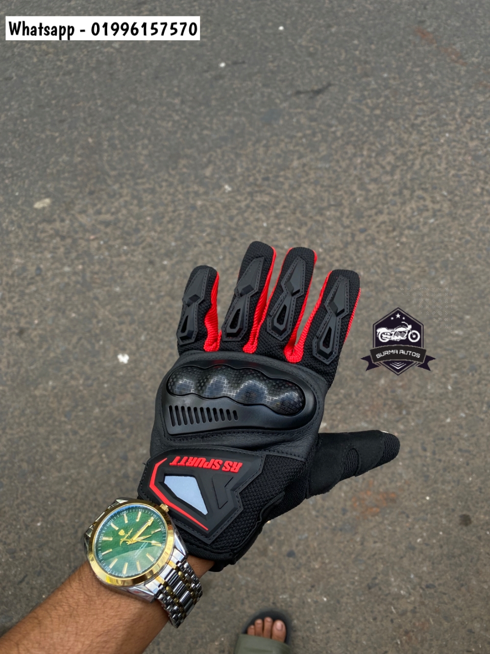 RSSPURTT Full Finger Motorcycle Riding Gloves