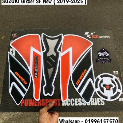 Gixxer FI Full Tank Pad Sticker – Premium Tank Protection Decal