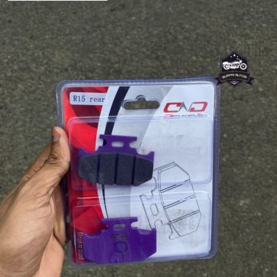 CND Rear Brake Pad for Yamaha R15, MT-15, FZS & Fazer (Indian & Indonesian Version)