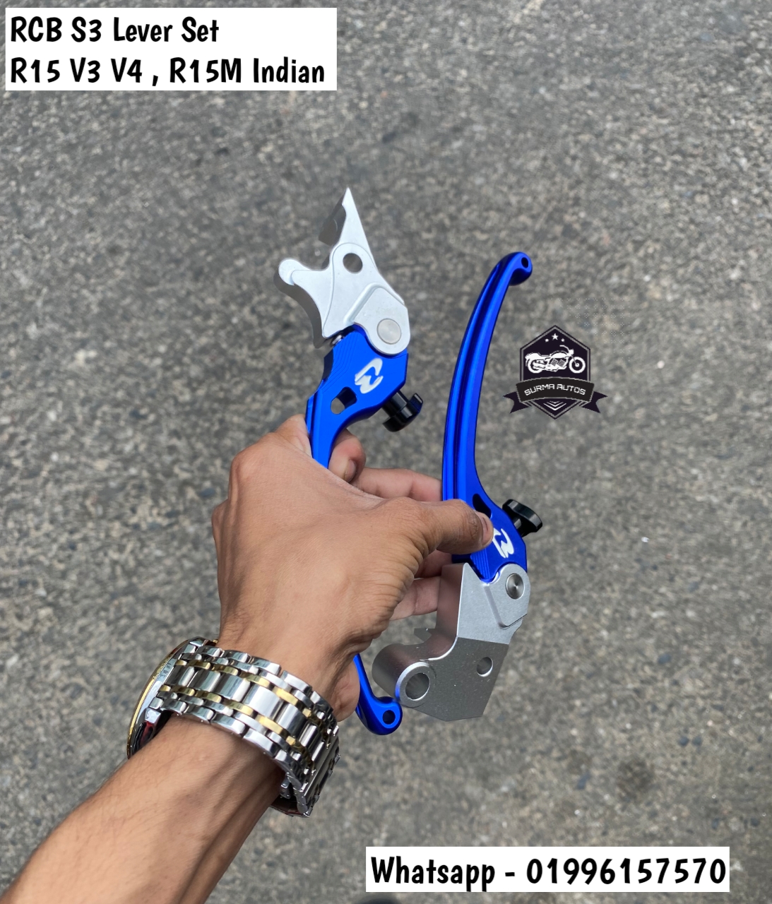 RCB S3 Adjustable Brake & Clutch Lever Set for Yamaha R15 (Indian Version) - Image 4
