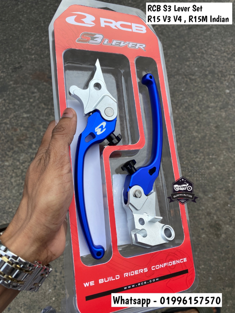 RCB S3 Adjustable Brake & Clutch Lever Set for Yamaha R15 (Indian Version) - Image 7