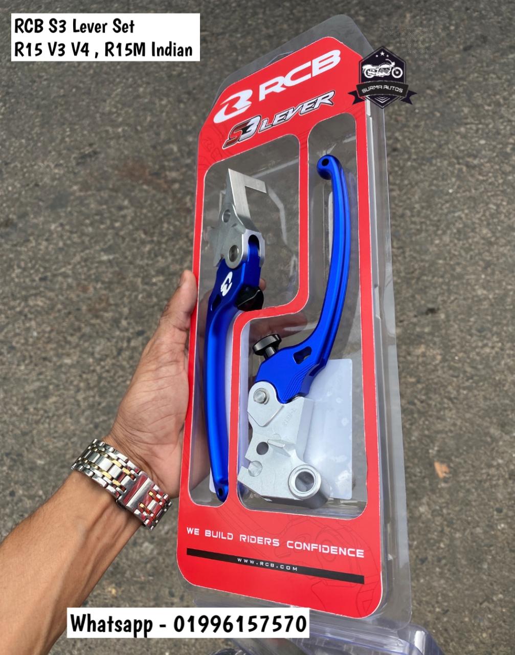 RCB S3 Adjustable Brake & Clutch Lever Set for Yamaha R15 (Indian Version) - Image 8