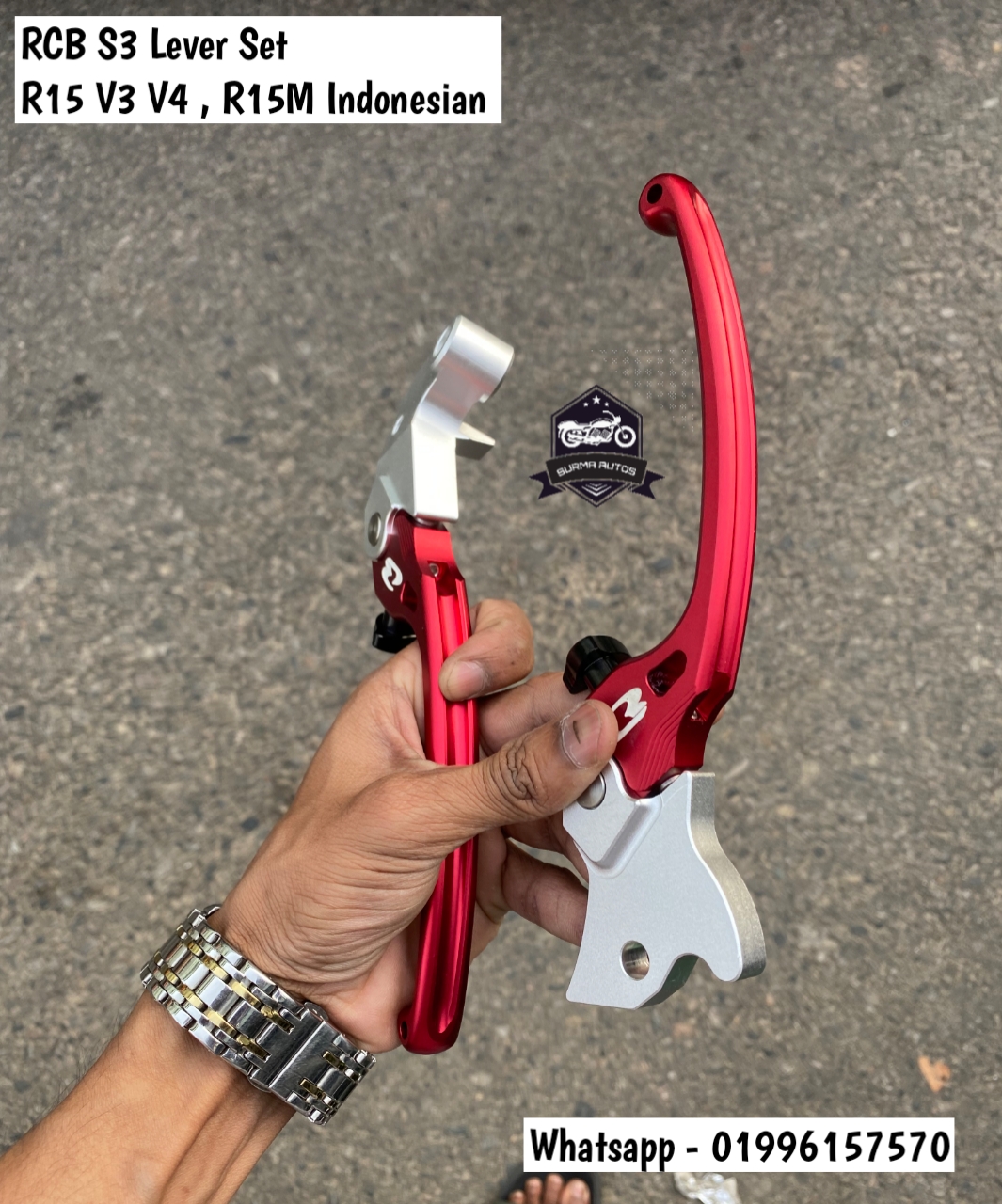 RCB S3 Adjustable Brake & Clutch Lever Set for Yamaha R15 (Indonesian Version) - Image 20