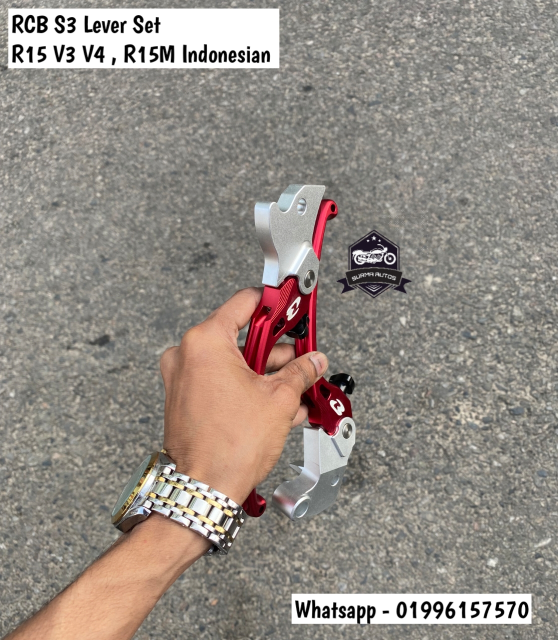 RCB S3 Adjustable Brake & Clutch Lever Set for Yamaha R15 (Indonesian Version) - Image 21
