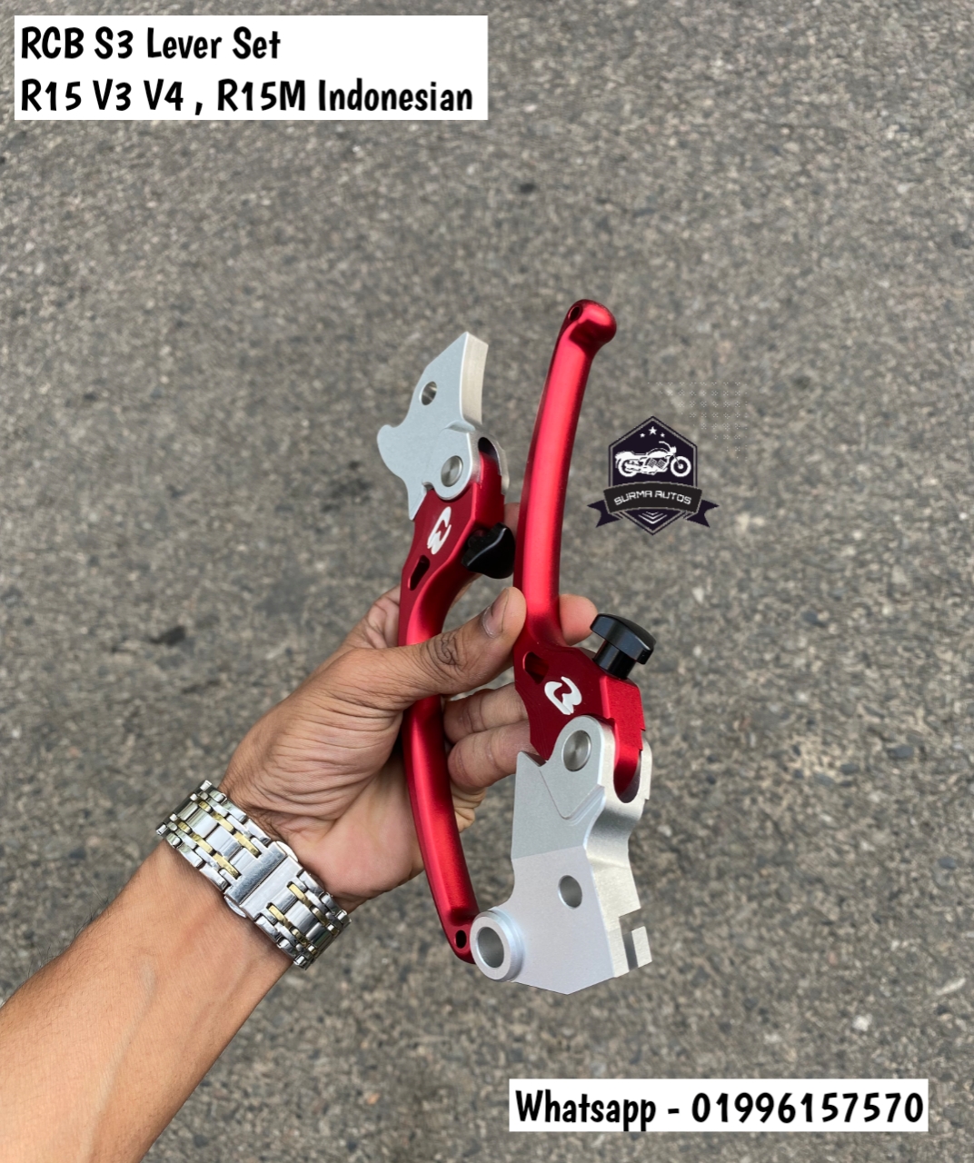 RCB S3 Adjustable Brake & Clutch Lever Set for Yamaha R15 (Indonesian Version) - Image 22