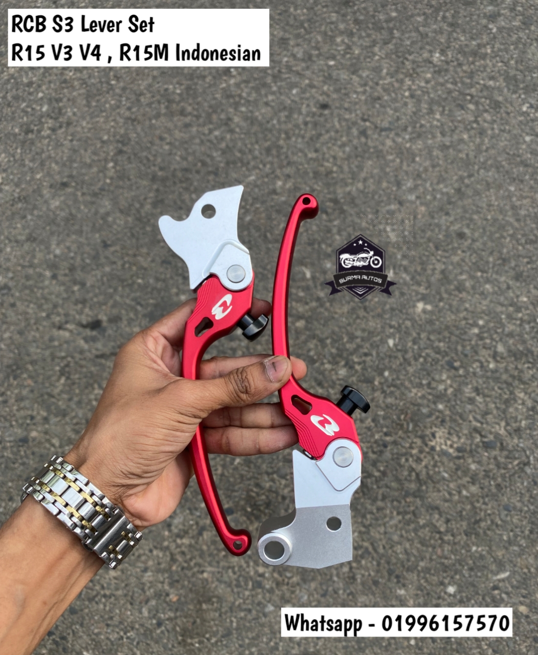 RCB S3 Adjustable Brake & Clutch Lever Set for Yamaha R15 (Indonesian Version) - Image 23