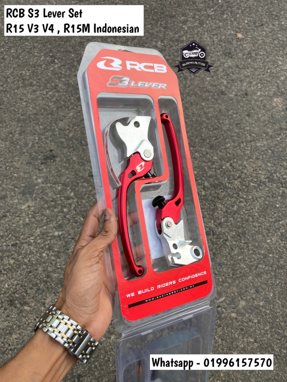 RCB S3 Adjustable Brake & Clutch Lever Set for Yamaha R15 (Indonesian Version) - Image 25