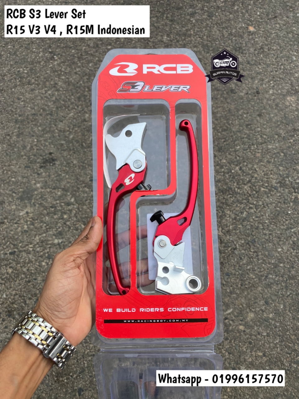 RCB S3 Adjustable Brake & Clutch Lever Set for Yamaha R15 (Indonesian Version) - Image 26