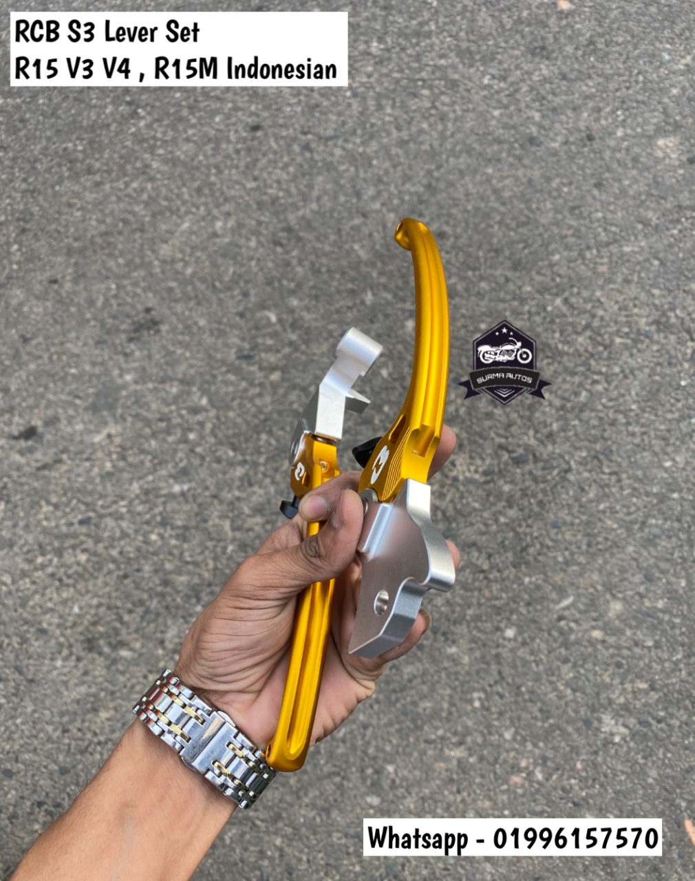 RCB S3 Adjustable Brake & Clutch Lever Set for Yamaha R15 (Indonesian Version) - Image 13