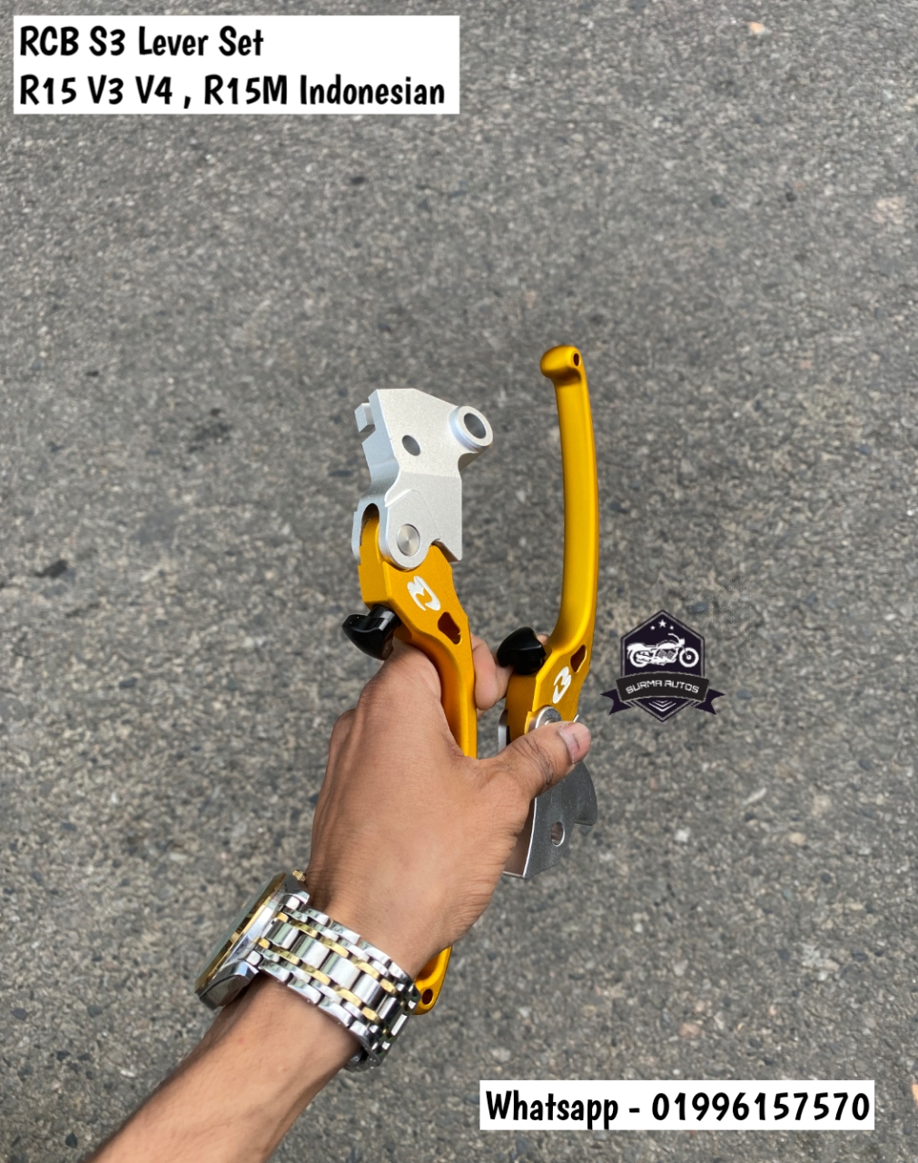 RCB S3 Adjustable Brake & Clutch Lever Set for Yamaha R15 (Indonesian Version) - Image 14