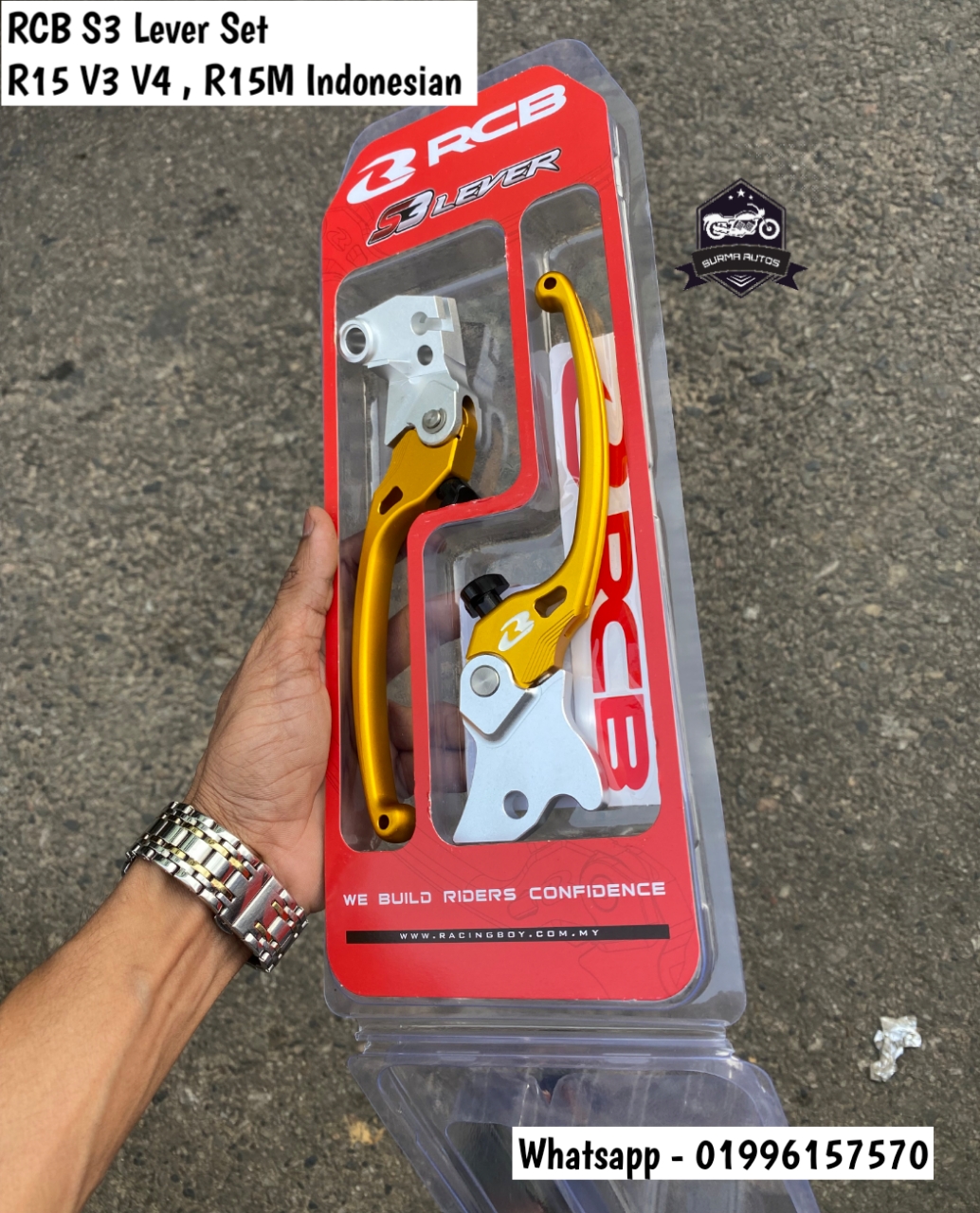 RCB S3 Adjustable Brake & Clutch Lever Set for Yamaha R15 (Indonesian Version) - Image 16