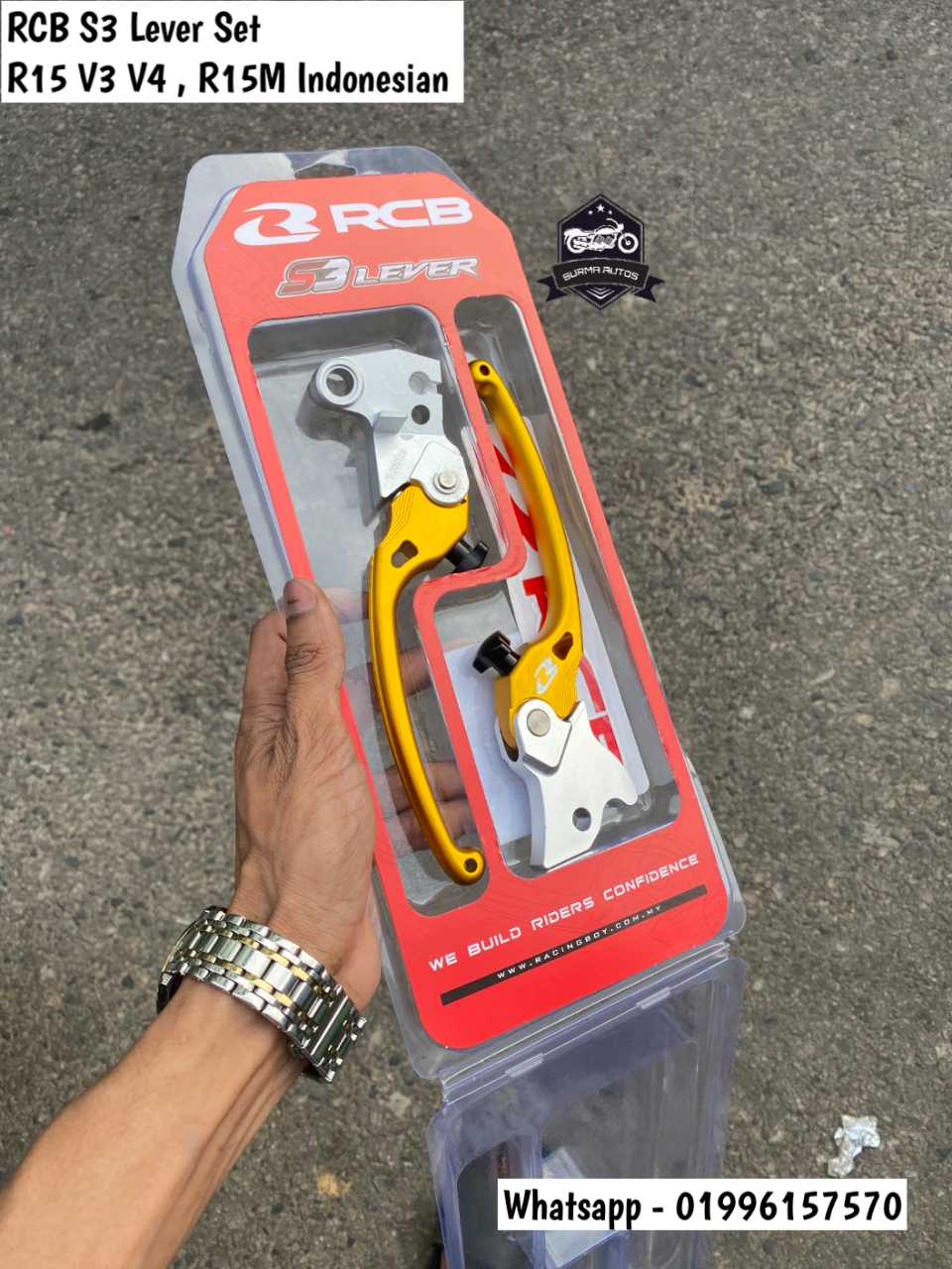RCB S3 Adjustable Brake & Clutch Lever Set for Yamaha R15 (Indonesian Version) - Image 17