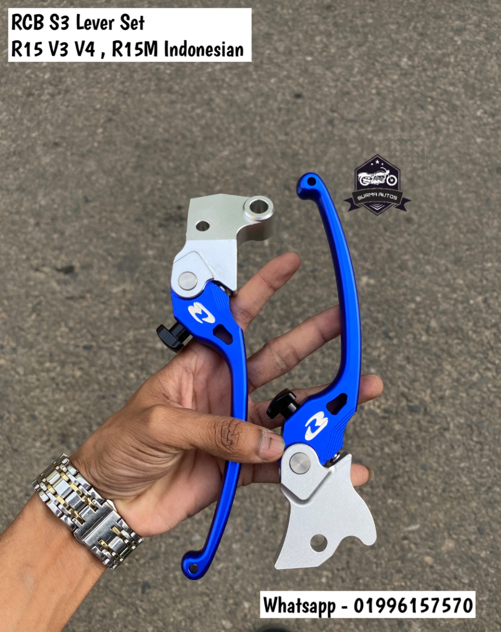 RCB S3 Adjustable Brake & Clutch Lever Set for Yamaha R15 (Indonesian Version) - Image 7